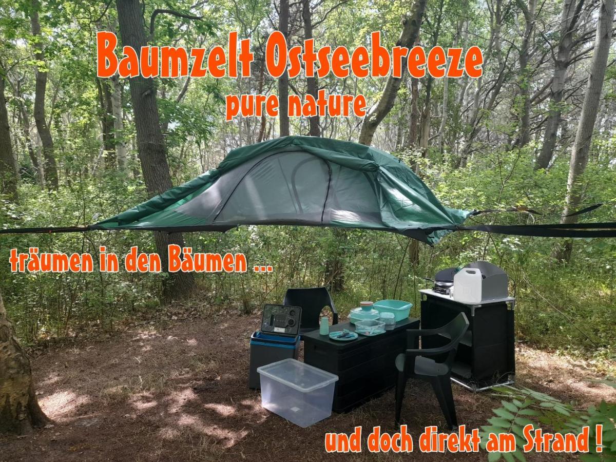 Baumzeltdorf Ostseebreeze Direkt Am Strand Dranske Luaran gambar