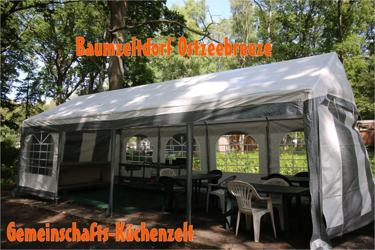 Baumzeltdorf Ostseebreeze Direkt Am Strand Dranske Luaran gambar